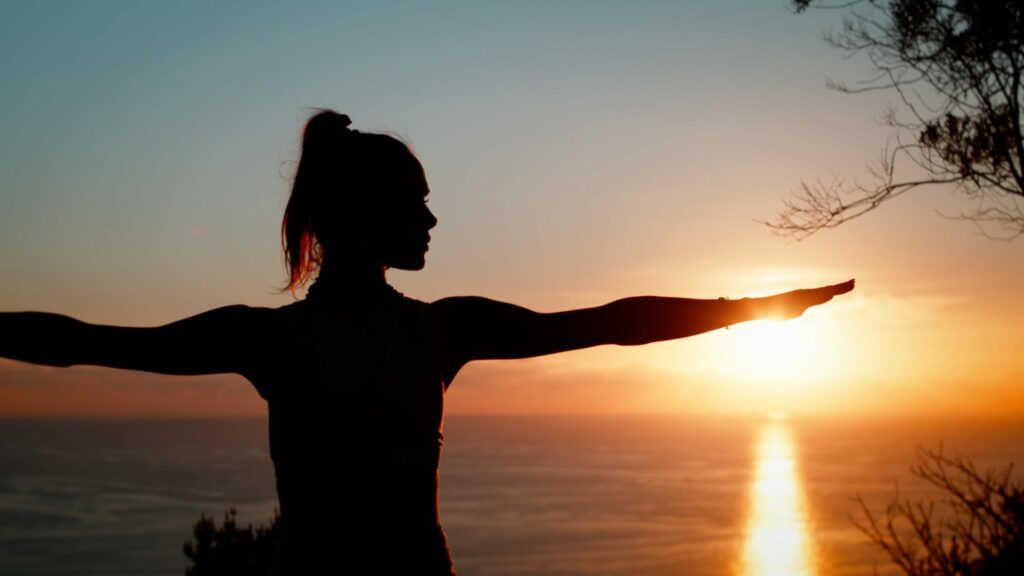 Yoga, sport, video, sestri levante, liguria, tramonto